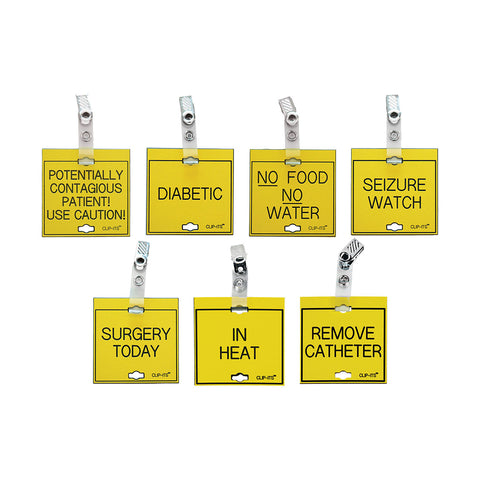 Variety Pack - Caution, Diagnostic Conditions Requiring Special Attention Clip-Its™ (Pack of 7)