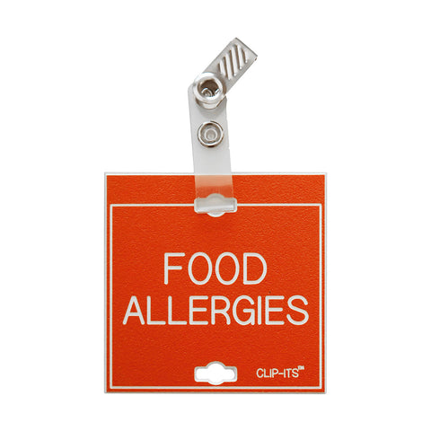 FOOD ALLERGIES Clip-Its™ (Pack of 6)