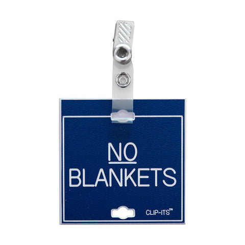 NO BLANKETS Clip-Its™ (Pack of 6)