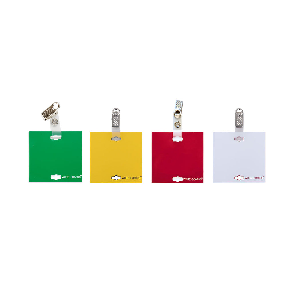 Variety Pack - Write-Boards™ - 3" x 3" (Pack of 6)