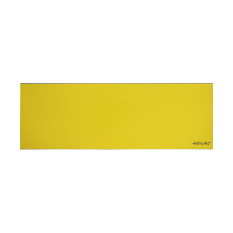 12" x 4" Write-Boards™ Yellow Plate with Magnetic Back (Pack of 3)