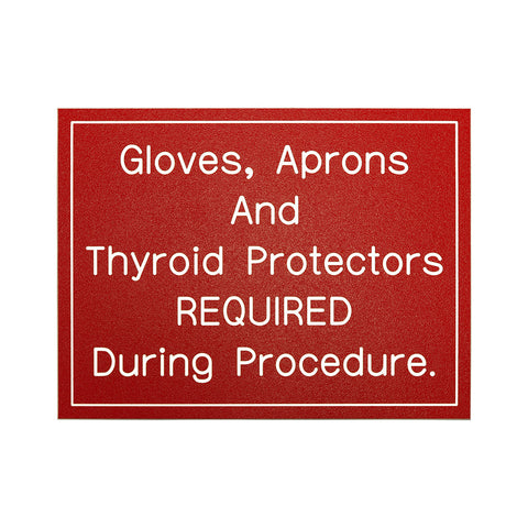 Gloves, Aprons and Thyroid Protectors...