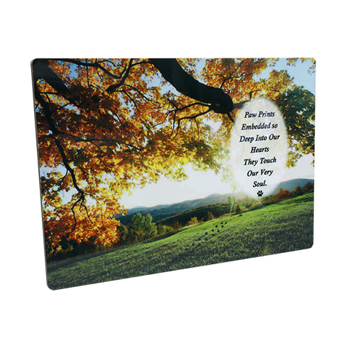 "Quiet Moments In A Field" Sublimated Full Color Plaque