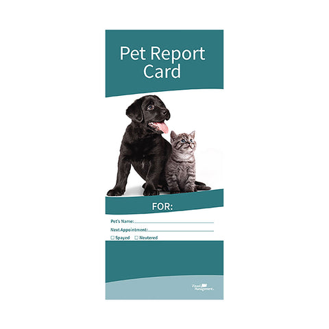 EduPet™ Client Handouts - Pet Report Card